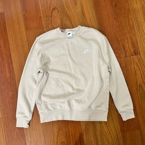 Cream Nike Crewneck